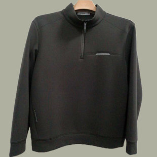 H253084193爱登堡男装秋季新款立领休闲长袖T恤