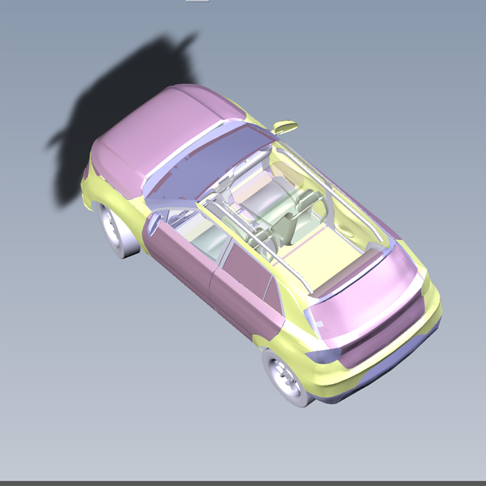 CatiaV5轿车设计模型01200801三维图纸（3DS/CATPart格式）