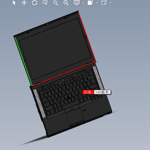 ThinkPadT430笔记本模型01200808三维图纸 SLDASM格式