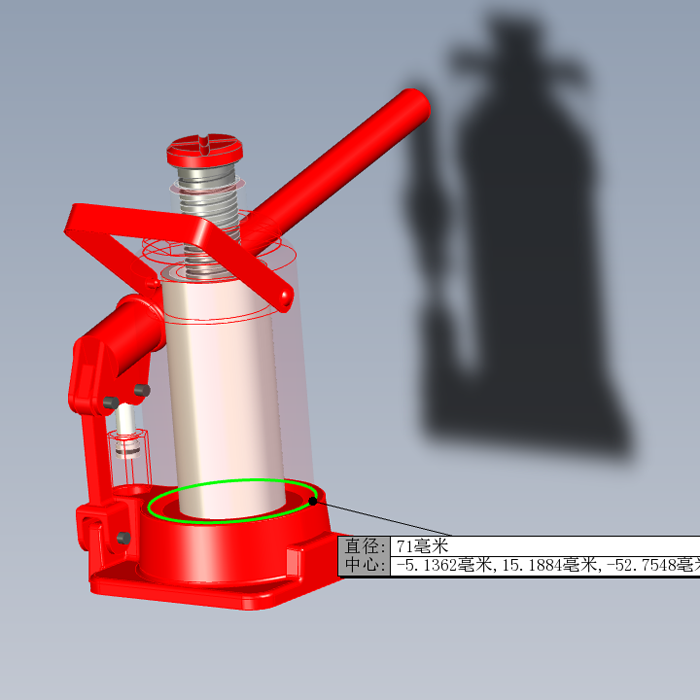 千斤顶三维模型05200915三维图纸（STEP/prt格式）