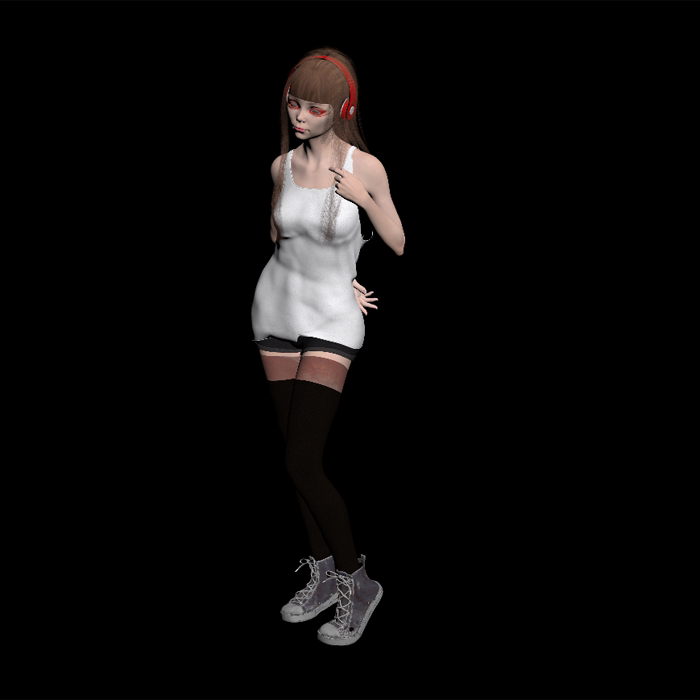 3dmax美女模型01200722三维图纸(3dmax/fbx文件格式)