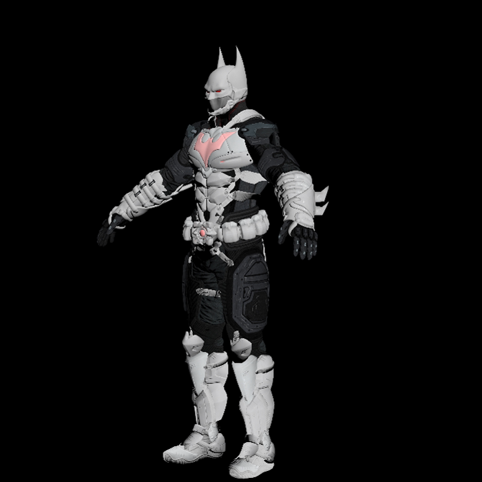 炫酷蝙蝠侠战甲模型01200810三维图纸(3dmax/obj格式)