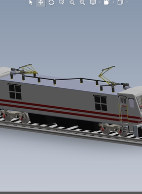 电动机车3D模型01200621三维图纸（SLDASM文件格式）