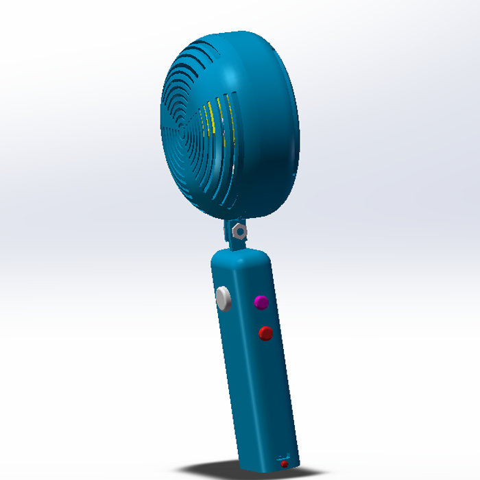便携式迷你风扇01210308三维图纸（STEP格式）