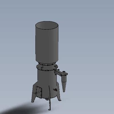 下吸式气化炉设计模型01200514三维图纸（SLDPRT 文件）