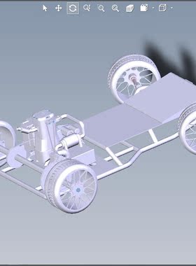 一种汽车底盘模型003200514三维图纸（STP格式）