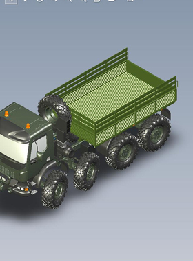 载货汽车模型图01200529三维图纸（STEP格式）