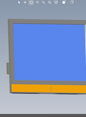 液晶电视机模型01200818三维图纸（3DMAX/obj格式）
