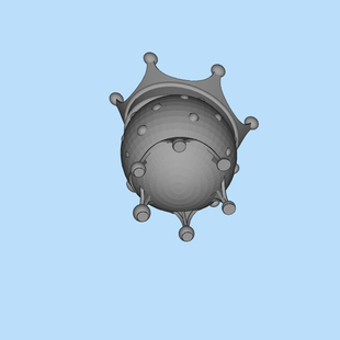 Covid_19 冠状病毒模型3D图纸（STL格式）