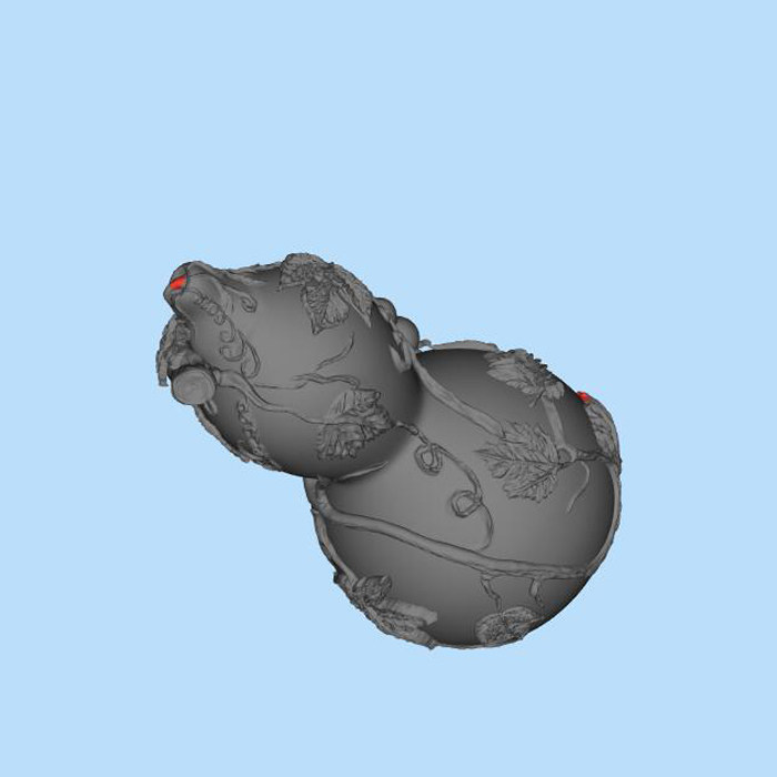 中式葫芦模型0120051三维图纸(stl格式)