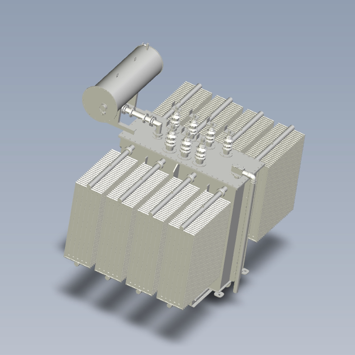 简单的高压变电站变压器三维模型01210705(三维图纸igs格式)
