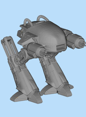 机械战警ED-209机器人3D图纸（STL格式）