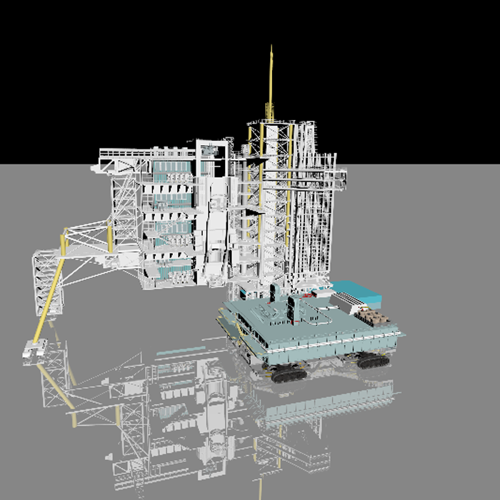 载人航天发射场航天中心01200716三维图纸（3DMAX格式）