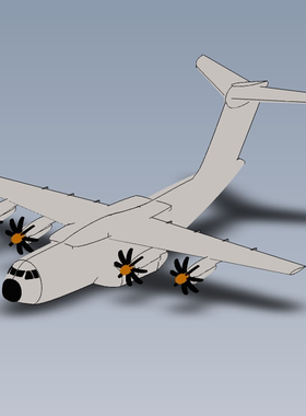 空中客车A400m飞机模型01200622三维图纸（SLDPRT文件格式）