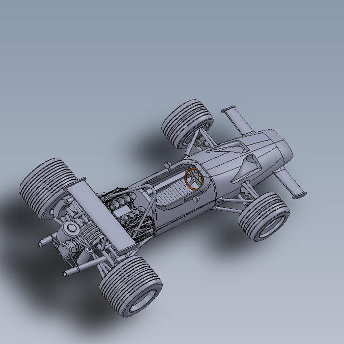 方程式f1赛车设计模型图纸05200526(sldasm文件格式)