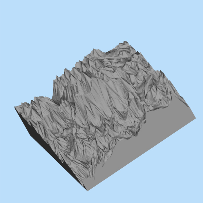 珠穆朗玛峰模型01200702三维图纸（STL格式）