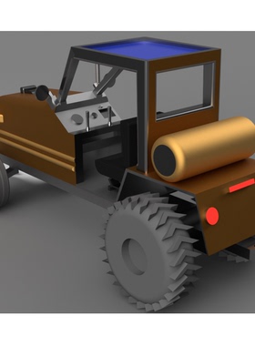 操纵杆式拖拉机三维图01200602（STEP格式）