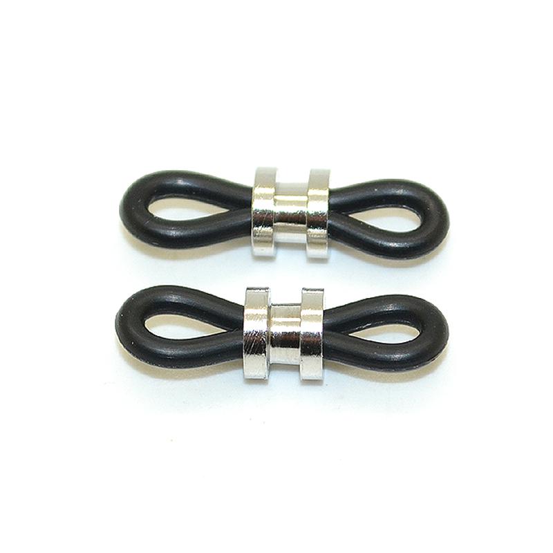 眼镜链止滑圈不锈钢硅胶止滑圈