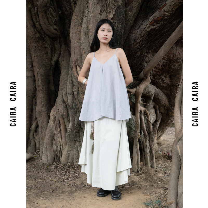 杏叶状半裙CAIRA解构式简约