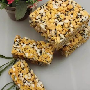 传统糕点富阳新登农家手工土特产玉米片冻米糖米花糖下午点心散装