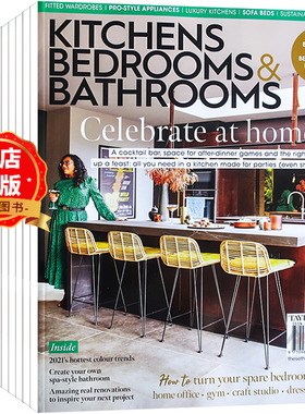 英国 KITCHENS BEDROOMS BATHROOMS 杂志 订购2026年 全年12期  另有单期可选  E31 住宅别墅家居 厨房、卧房、卫浴设计杂志