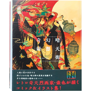 【原版现货】【日文画册】暗天街幻想奇録 リュエルコミックス日本插画师壺也绘画作品书籍