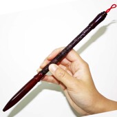 婴儿胎毛纪念品 紫檀木精雕 定制胎毛笔 胎毛笔diy自制