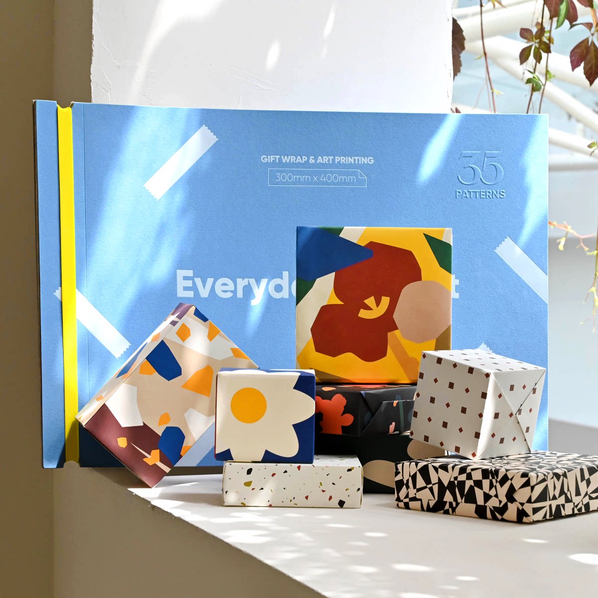 【包邮】PaperPlay 35张包装纸合集 礼物节日生日包书纸装饰画