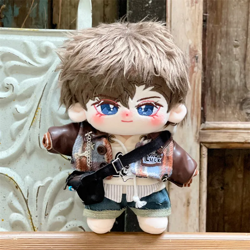 20cm左然棉花娃娃未定事件簿系列毛绒原创玩偶酷酷然明星公仔玩具