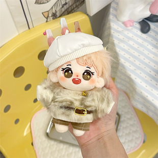10cm挂件鹿晗棉花娃娃鹿鹿新款 明星宝宝毛绒公仔包包挂饰可爱礼品