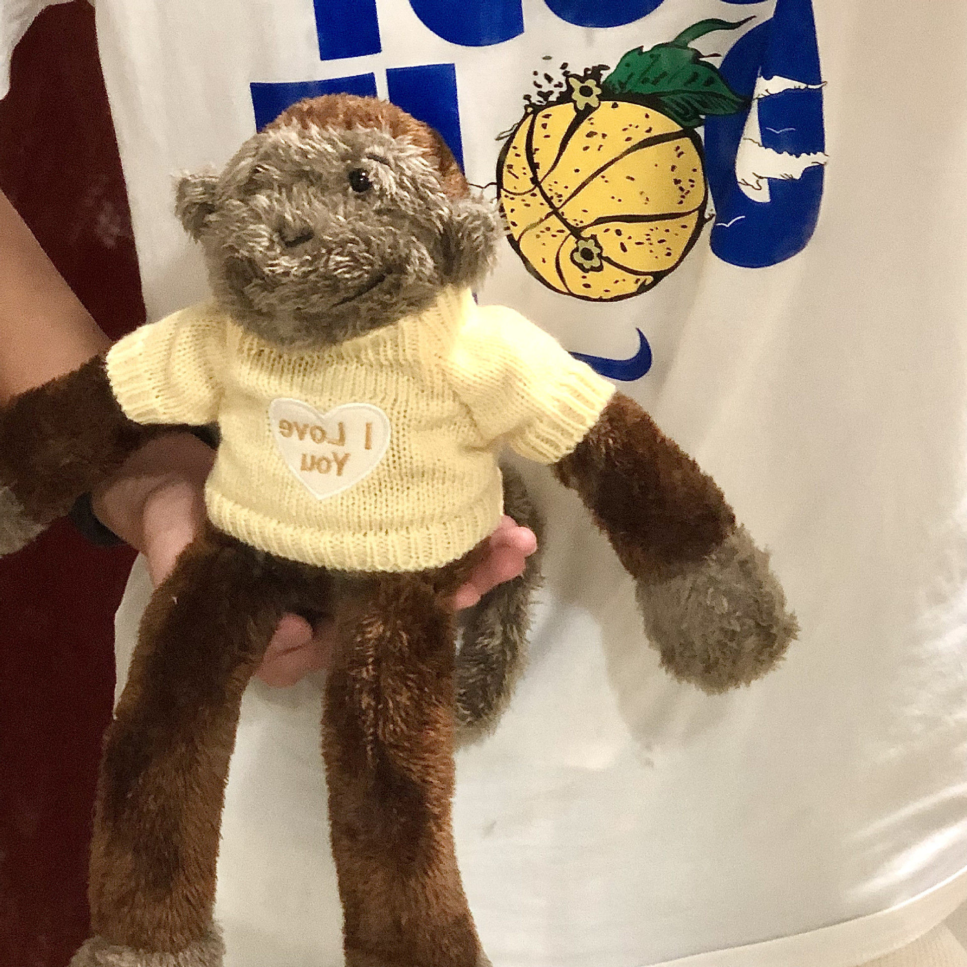 英国丑萌变装长臂猴子猩猩毛绒玩偶公仔可爱朋友生日礼品现货包邮