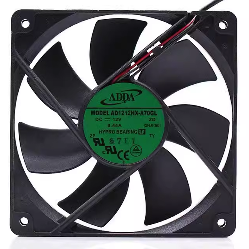 原装ADDA AD1212HX-A70GL 12025 12V0.44A大风量机箱电源散热风扇