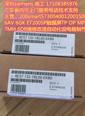 西门子ET200L全新6ES7 132-0BL00/0BL01-0XB0 6ES7132-1BL00-0XB0