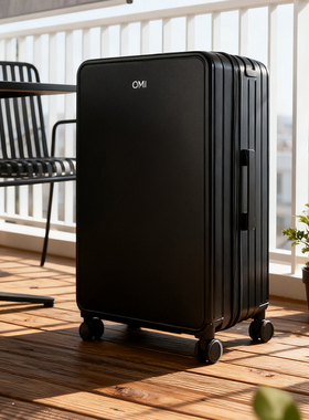 欧米OMI新款行李箱万向轮拉链宽拉杆箱登机20寸旅行箱密码箱旅游