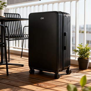 欧米OMI新款 箱旅游 行李箱万向轮拉链宽拉杆箱登机20寸旅行箱密码