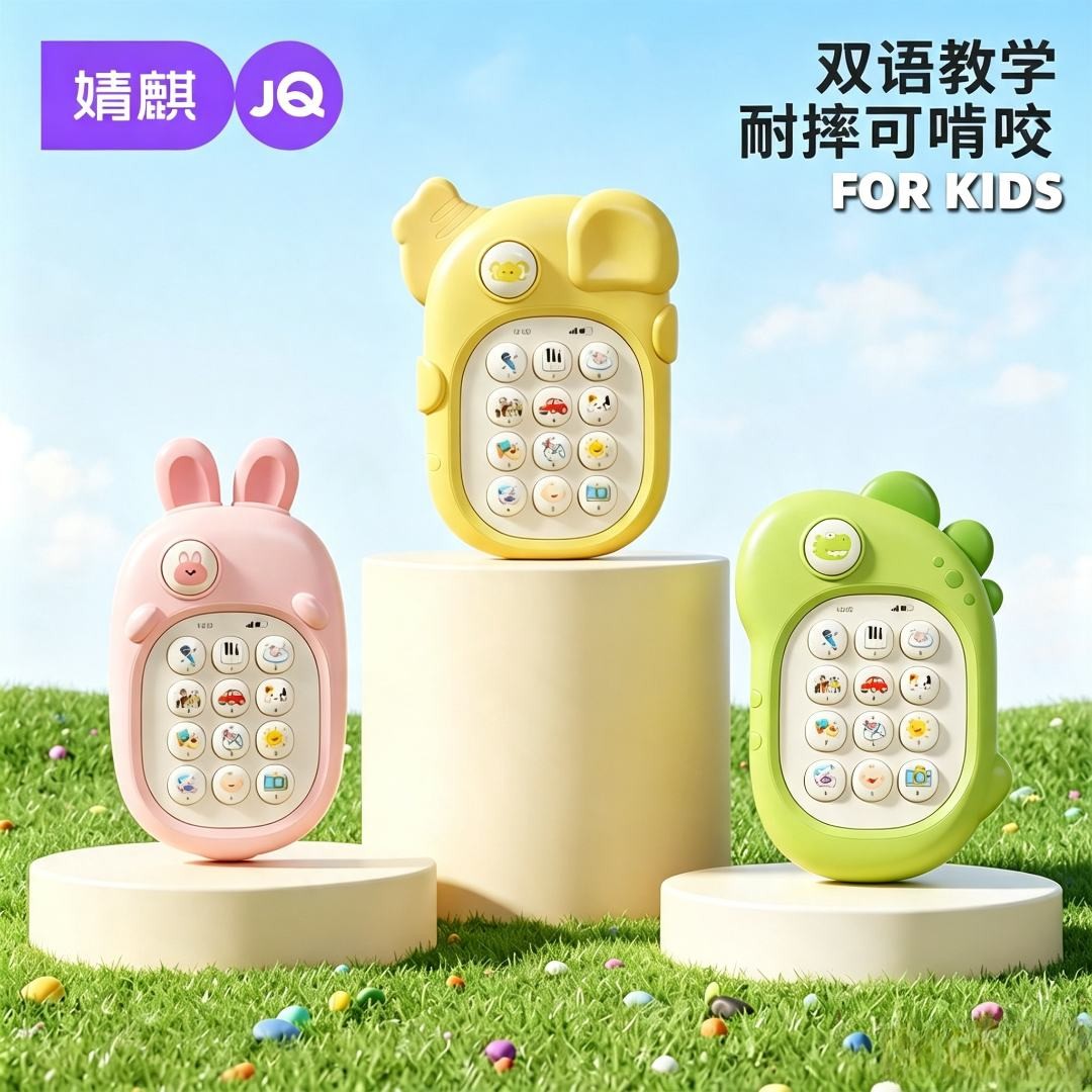 婧麒儿童益智早教手机玩具