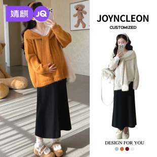 韩版 洋气时髦春秋款 秋季 衣服时尚 婧麒孕妇套装 宽松长袖 2025新款