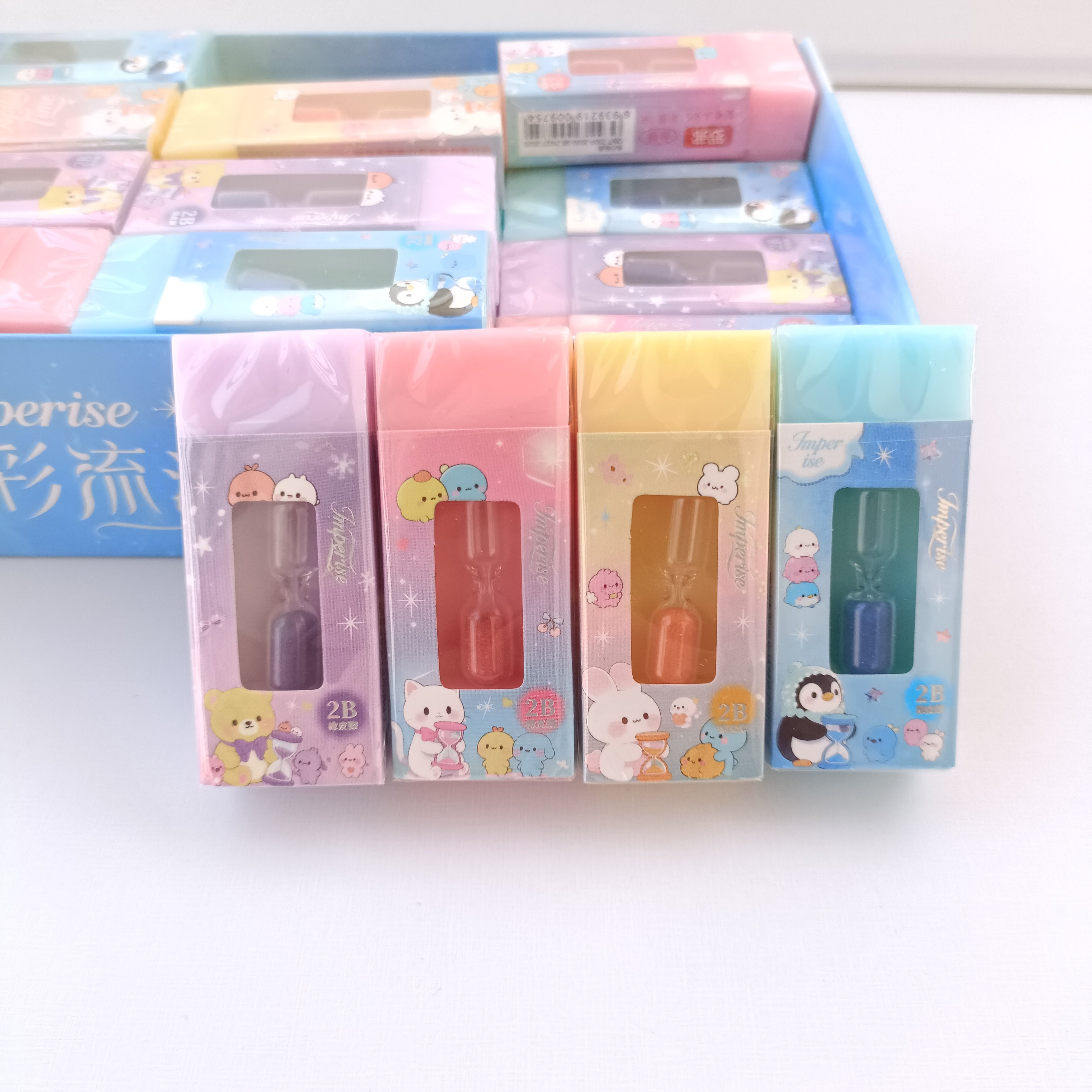 罗费流沙果冻色橡皮小学生橡皮擦