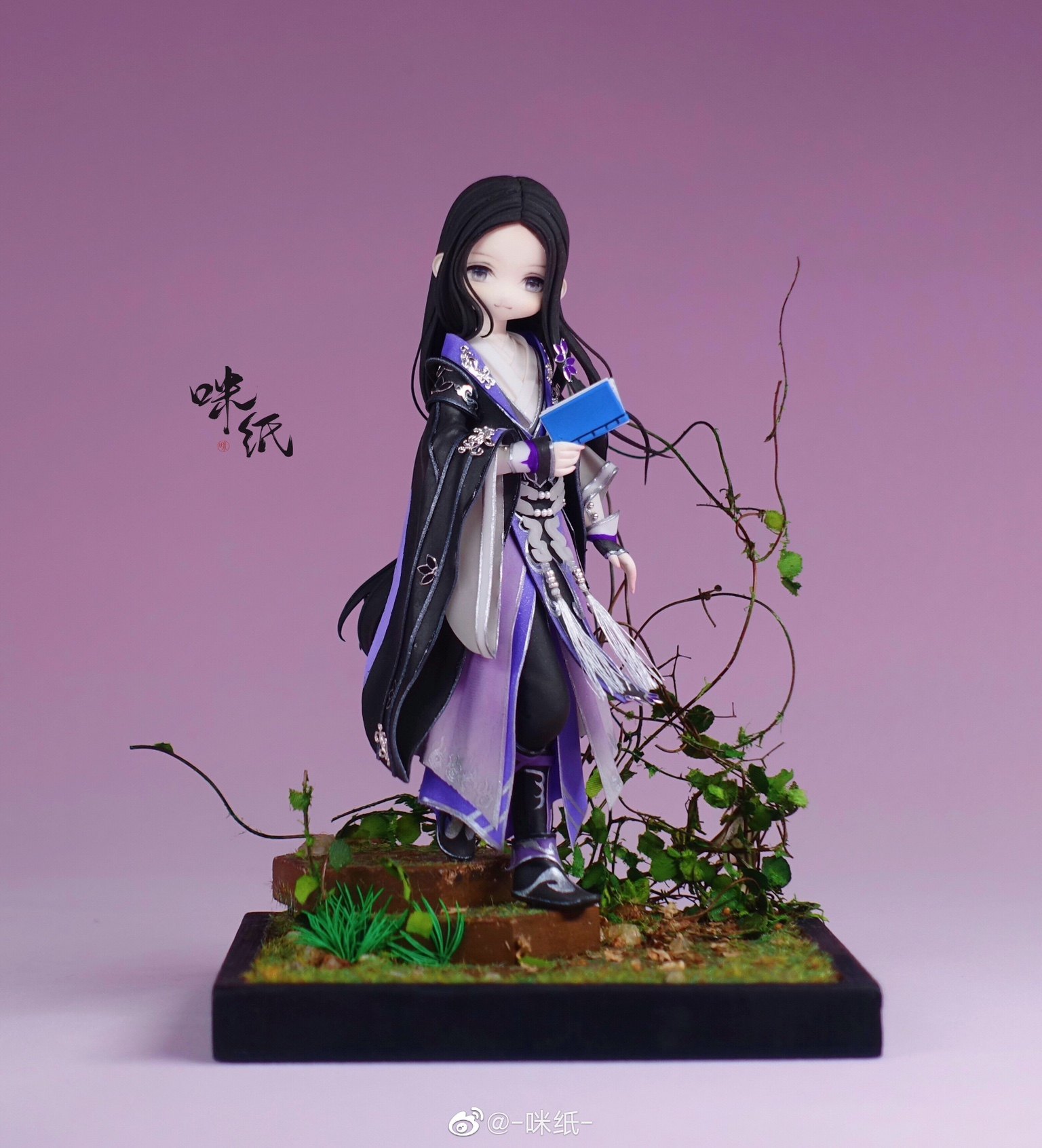 【咪纸】剑网三剑网3万花成男花哥手办定制展示