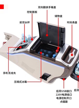 09-25款新老威霆扶手箱vitov极v250v260L唯雅诺中控冰箱储物箱