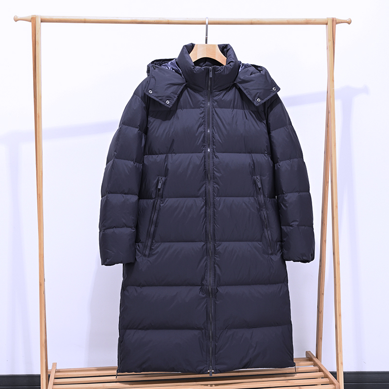 优家冬男装设计师长款羽绒服加厚