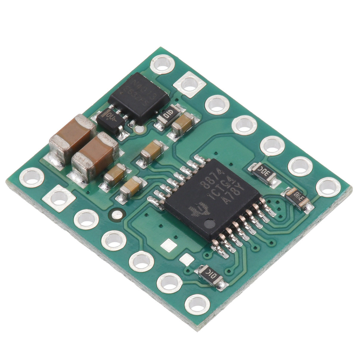 DRV8874驱动模块 单路有刷直流电机驱动载板 2.1A 4.5-37V - 实物图