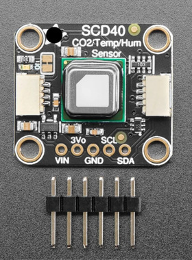 5187 SCD-40 二氧化碳及温湿度传感器 STEMMA QT /Qwiic