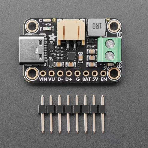 6106 BQ25185 USB / DC / Solar Charger with 5V Boost Board