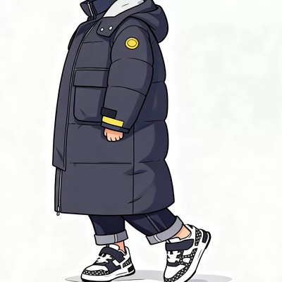 [品牌撤柜]儿童羽绒服男童冬季2024中大童羽绒服W6234141056