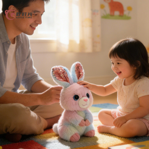 好时光兔子毛绒公仔圣诞礼物