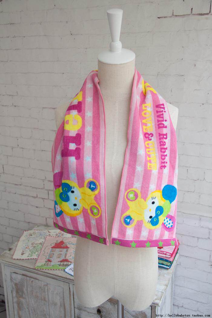 瑕 Sanrio Hello Kitty 凯蒂猫 KT猫 纯棉可挂运动毛巾吸汗毛巾