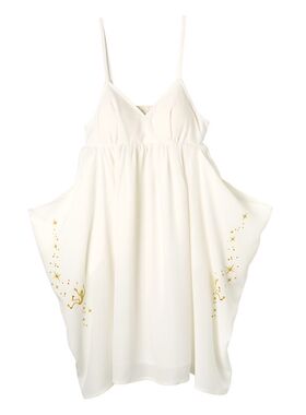 日单高端外贸 peach john 蜜桃派 吊带雪纺连衣裙 礼服 含胸垫