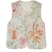 织锦马甲女 国风刺绣马甲女显瘦百搭新中式 春语马甲 春夏新款