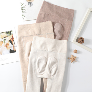 加绒加厚 秋冬季 600克羊胎绒高腰3D提臀打底裤 袜女外穿保暖棉裤